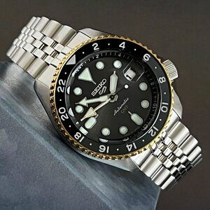 Seiko Men’s 5 Sports GMT Automatic Watch (SSK021K1) NEW